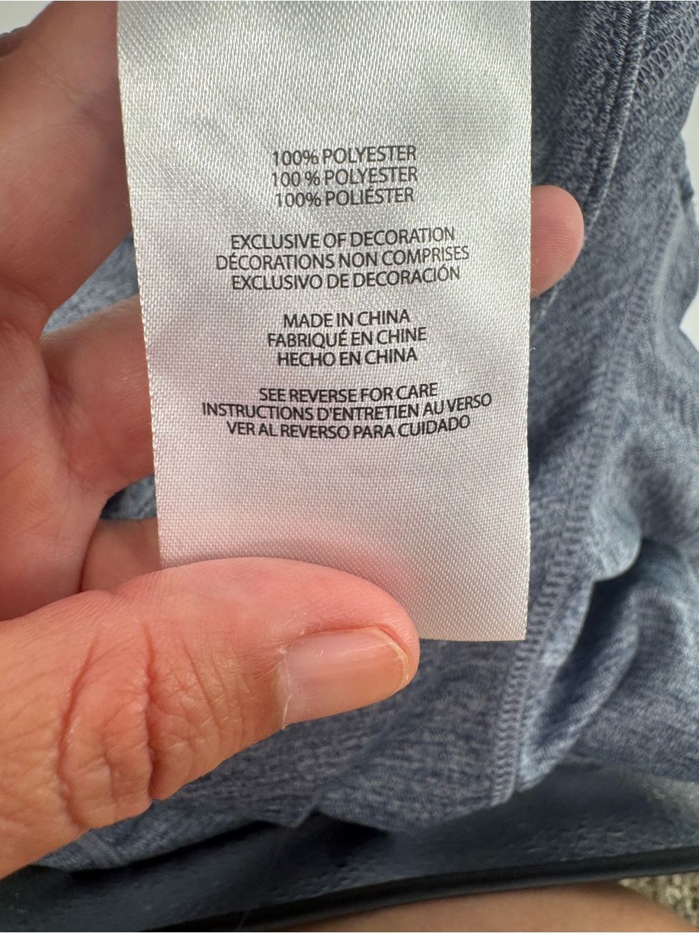 Eddie Bauer Women's Short Sleeve Crew Neck Tee in Heather Slate Blue size XL - Picture 3 of 9